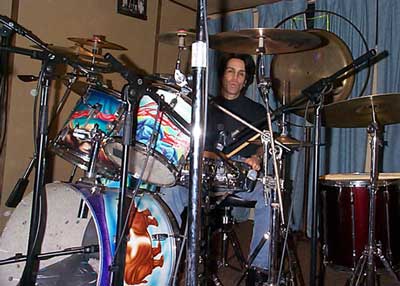 Gregg Gerson on drums