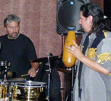 percussionist Luis Conte Chris Trujillo